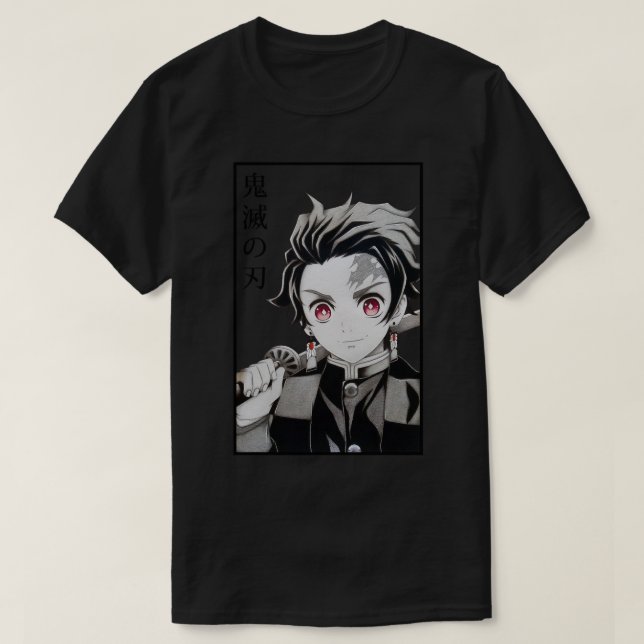 Tanjiro Demon Slayer Kimetsu No Yaiba  Anime  T-Shirt (Design Front)