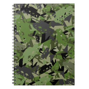 Tank Army Camouflage Notebook