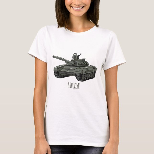 Tank cartoon illustration (Front)