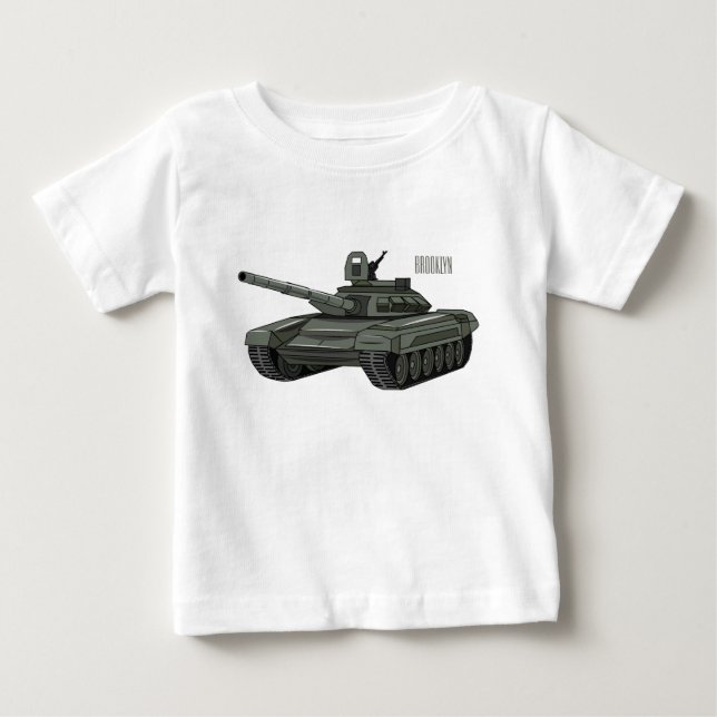 Tank cartoon illustration (Front)