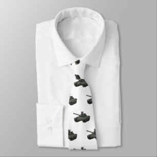 Tank cartoon illustration tie