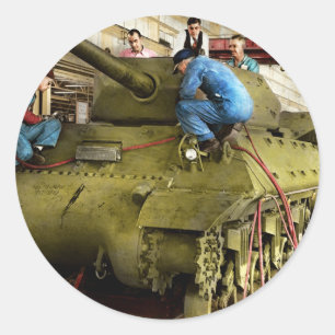 Tank - Factory - Tanks for understanding 1943 Classic Round Sticker