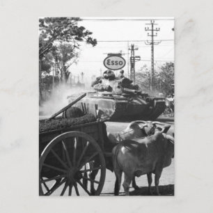 Tank from 1st Bn., 69th Armour, 25th Inf. Div., mo Postcard