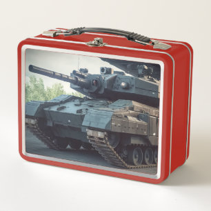 Tank from an alternate reality metal lunch box