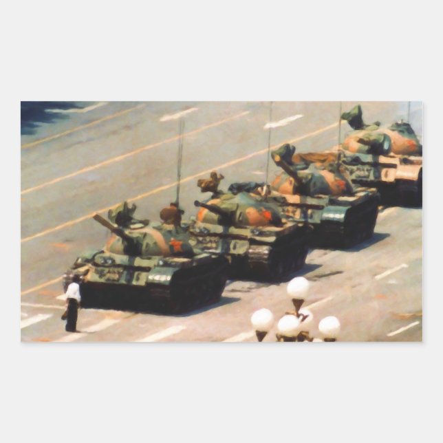 Tank Man Sticker (Front)