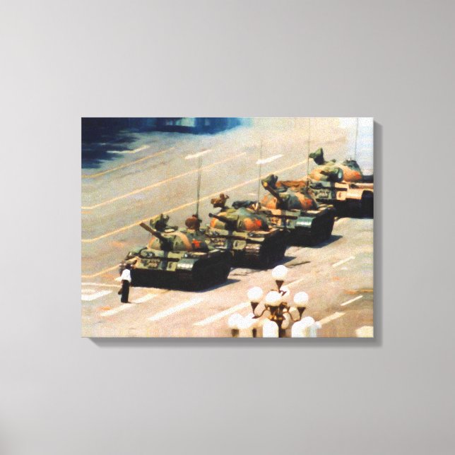 Tank Man Wrapped Canvas (Front)