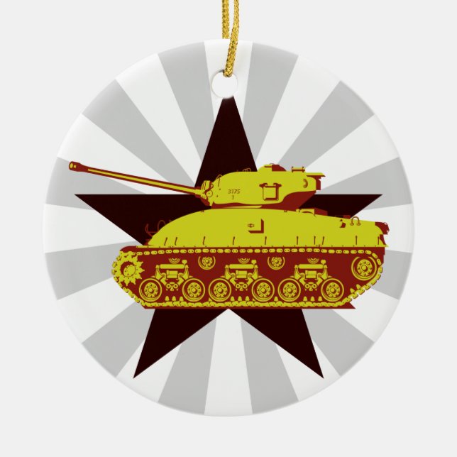 Tank Ornament (starburst) (Front)