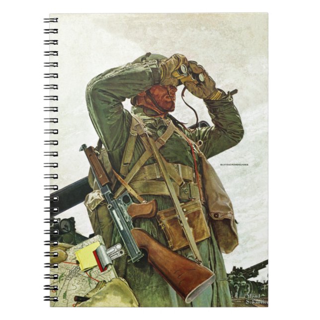 Tank Patrol Spiral Notebook (Front)