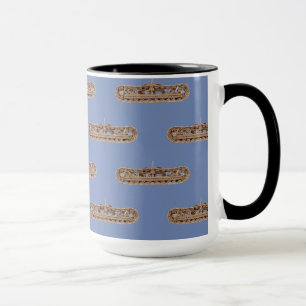 Tank Tracks Steam Shovel Tracks Extra Power Boost Mug