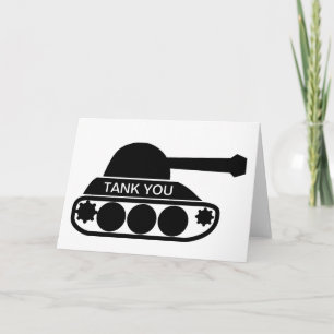Tank You Thank You Card