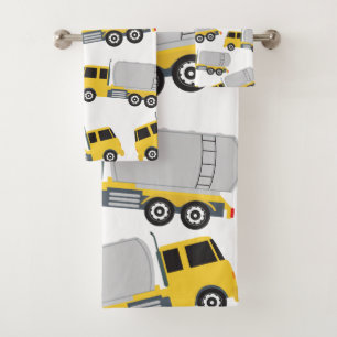Tanker Truck Transportation Trucks Bath Towel Set
