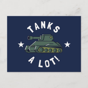 Tanks A Lot Postcard