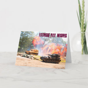 Tanks fathers day cards. card