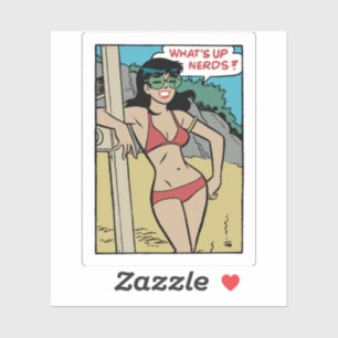 Tanned Beach Bunny Bikini Girl • What's Up Nerds? 