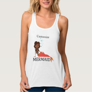 Tanned Brunette Mermaid Thunder_Cove Singlet