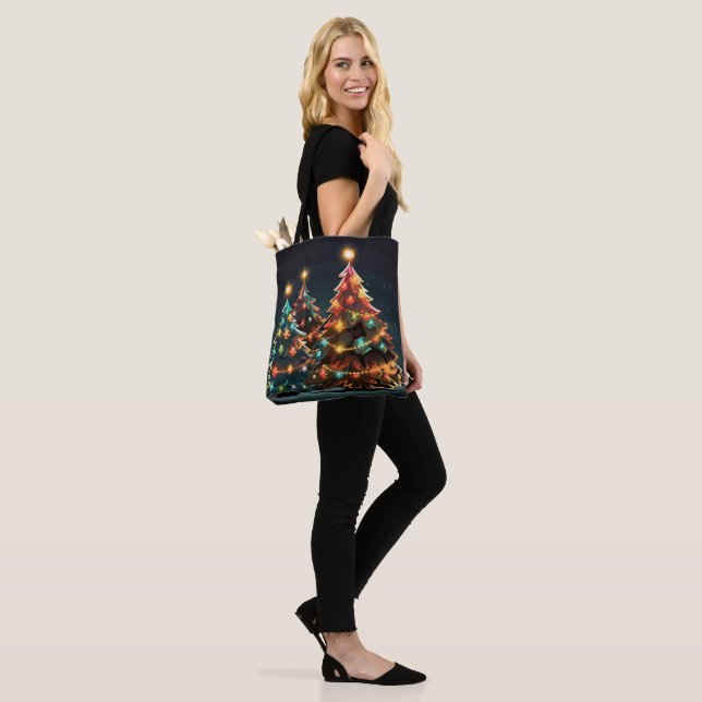 Tannenbaum Radiance Tote Bag (On Model)