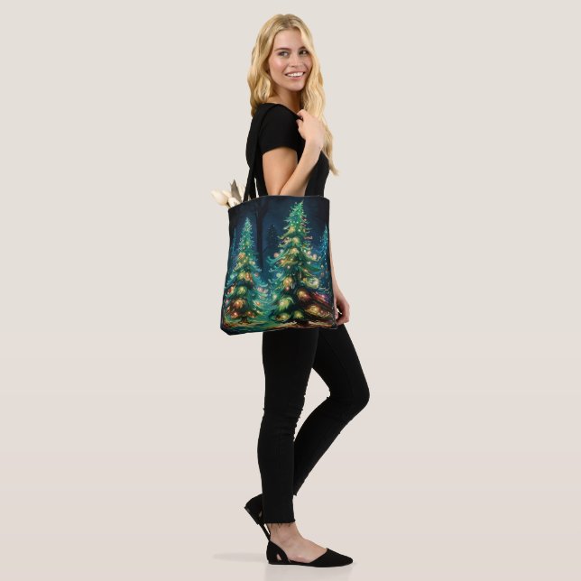 Tannenbaum Radiance Tote Bag (On Model)