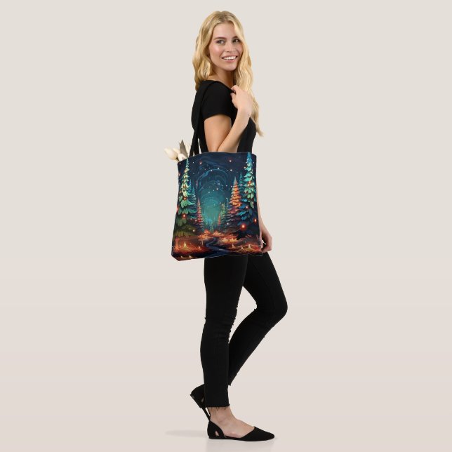 Tannenbaum Radiance Tote Bag (On Model)