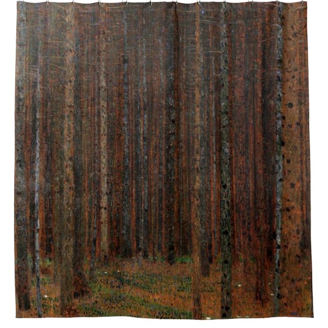 Tannenwald Gustav Klimt Shower Curtain (Front)