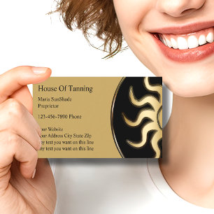 Tanning Business Cards