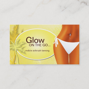 Tanning Salon Business Card