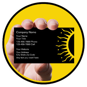 Tanning Salon Business Cards