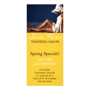 Tanning Salon Spa Artist Flyer Menu