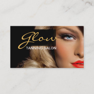 Tanning Salon Spa Business Card