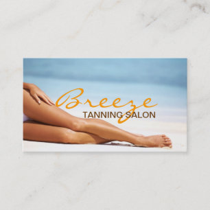 Tanning Salon Spa Business Card