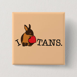 TANS! 15 CM SQUARE BADGE