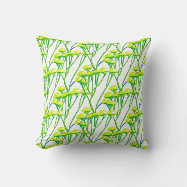 Tansy (B) on a Throw Pillow (Front)