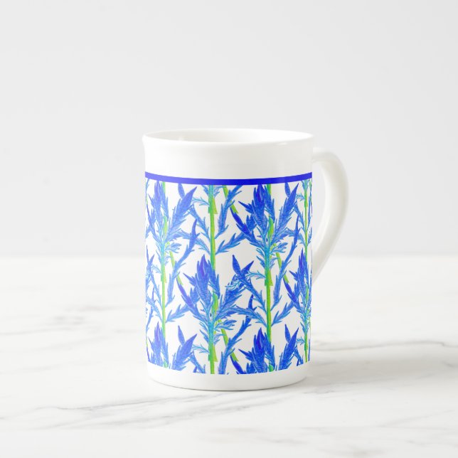 Tansy (L) on a Bone China Mug (Front Right)