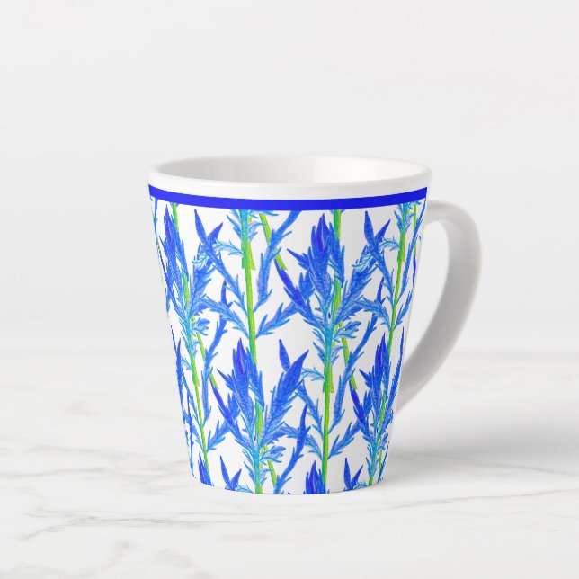 Tansy (L) on a Small Latte Mug (Right Angle)