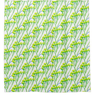 Tansy on a Shower Curtain
