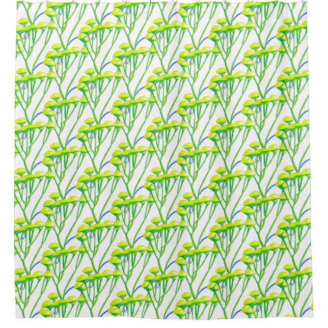Tansy on a Shower Curtain (Front)
