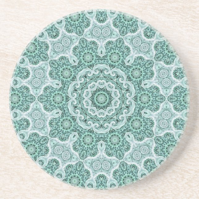 Tantalising in teal coaster (Front)