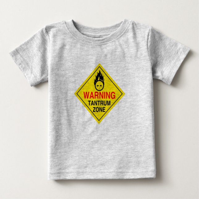 Tantrum Zone Toddler Shirt (Front)