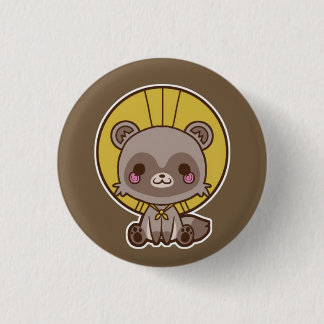 Tanuki (Raccon Dog) Button