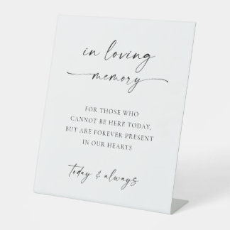 TANYA | In Loving Memory Sign for Weddings