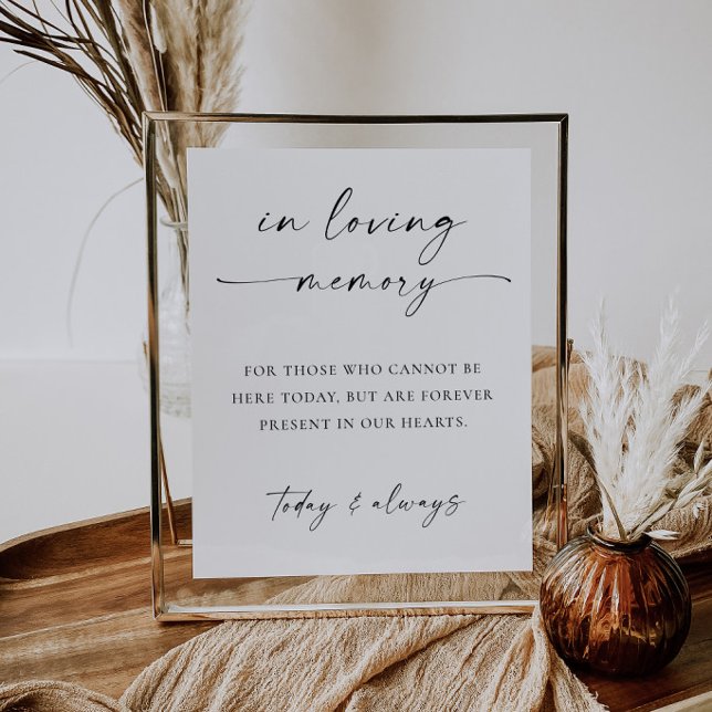 TANYA | In Loving Memory Sign for Weddings (Creator Uploaded)