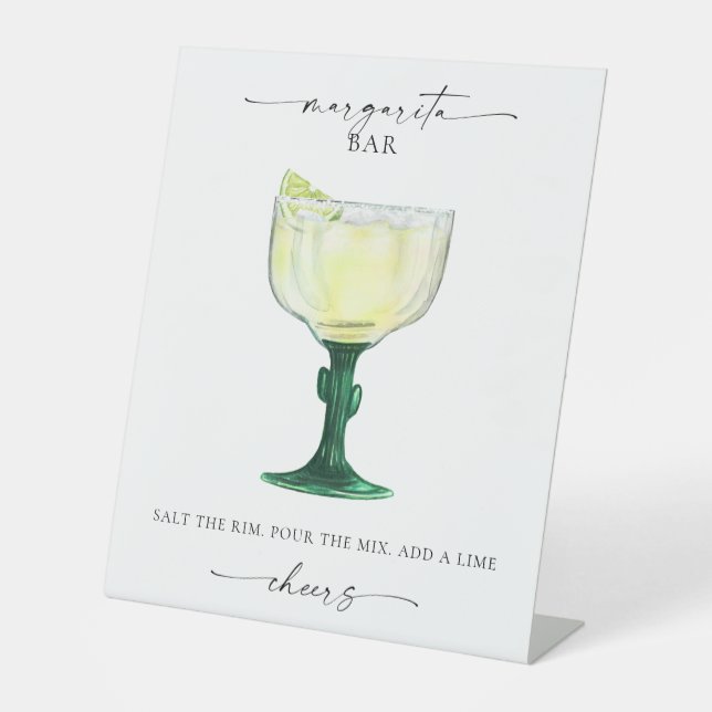 TANYA | Margarita Bar sign for weddings and events (Front)