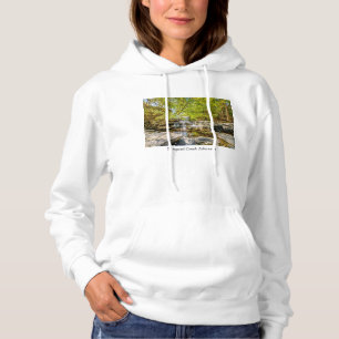 Tanyard Creek Waterfall In The Fall Hoodie