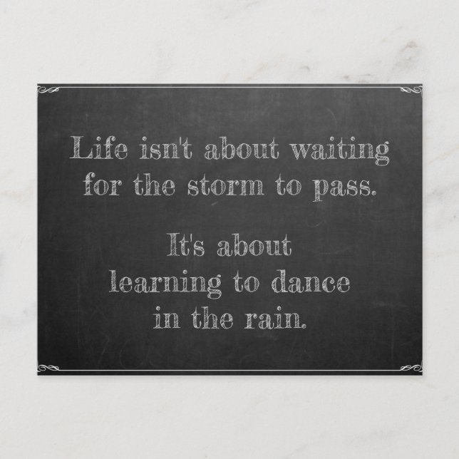 Tanz im Regen Postcard (Front)