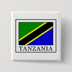 Tanzania 15 Cm Square Badge