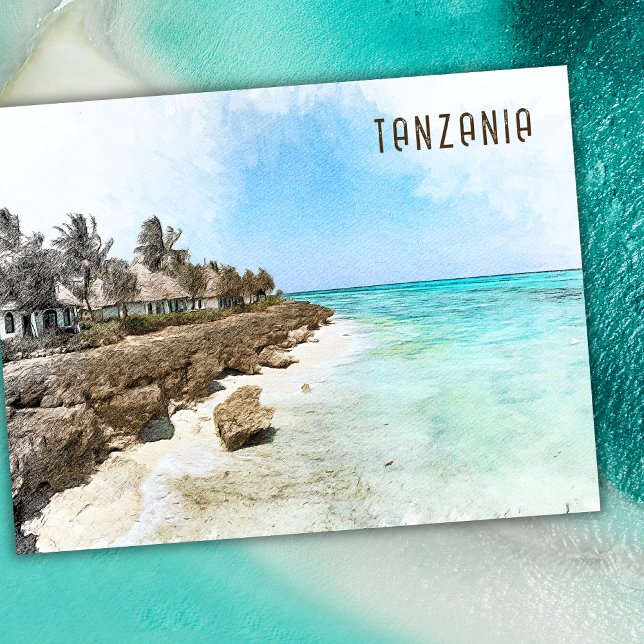 Tanzania Africa Landscape Travel Art Keepsake  Postcard (Creator Uploaded)