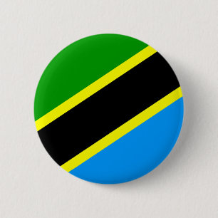 Tanzania Flag 6 Cm Round Badge