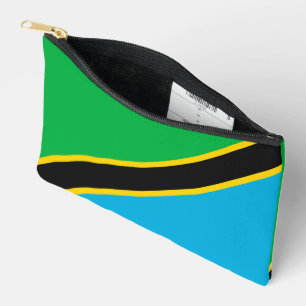 Tanzania flag accessory pouch