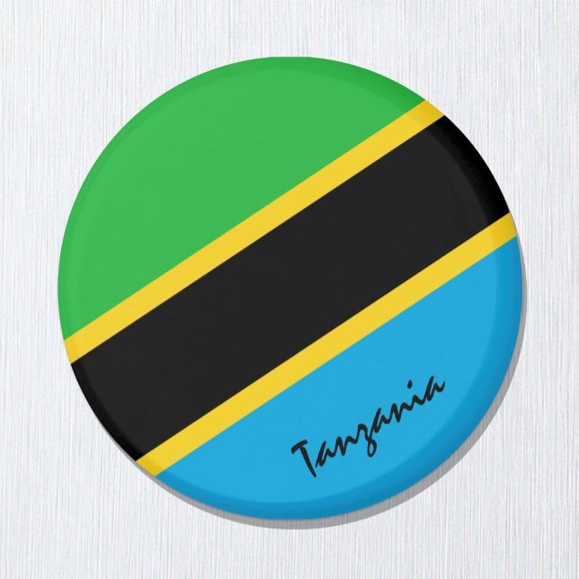 Tanzania flag & Africa - travel/sports fans Magnet (Creator Uploaded)