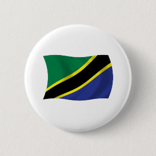 Tanzania Flag Button