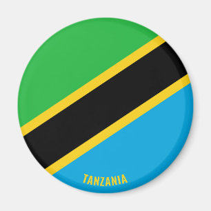 Tanzania Flag Charming Patriotic Magnet